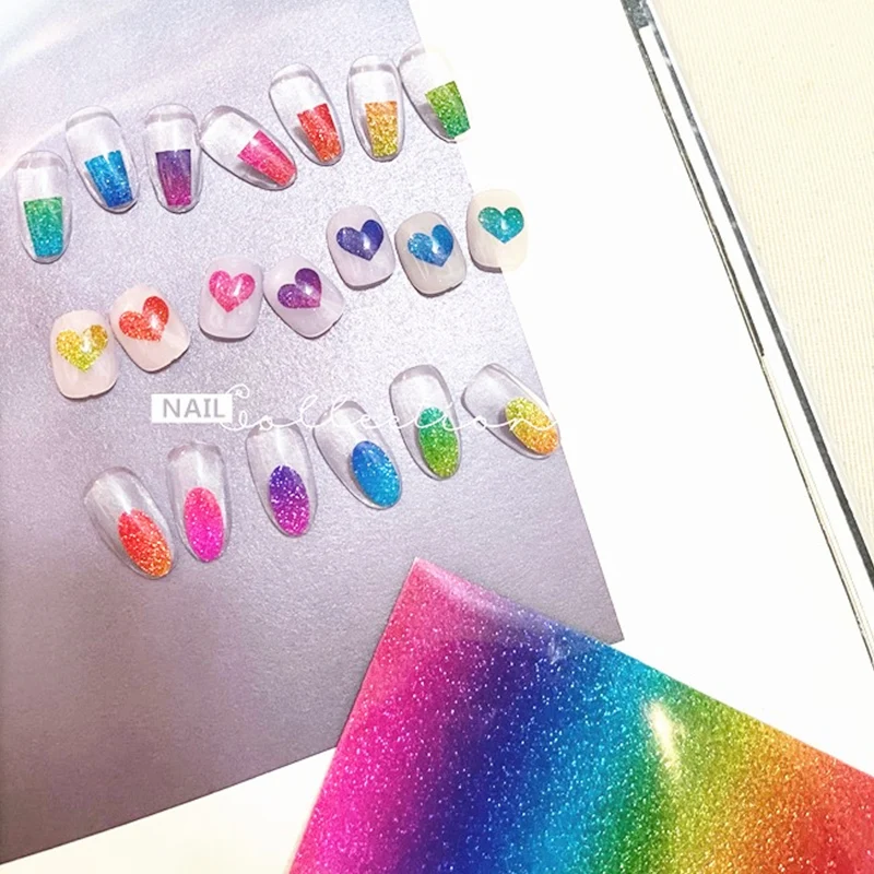 1 Sheet Sparkling Nail Art Stickers Reflective Glitter Nail Decals Manicure Design DIY Non Adhesive Colorful Diamond Accessories
1 Sheet Sparkling Nail Art Stickers Reflective Glitter Nail Decals Manicure Design DIY Non Adhesive Colorful Diamond Accessories