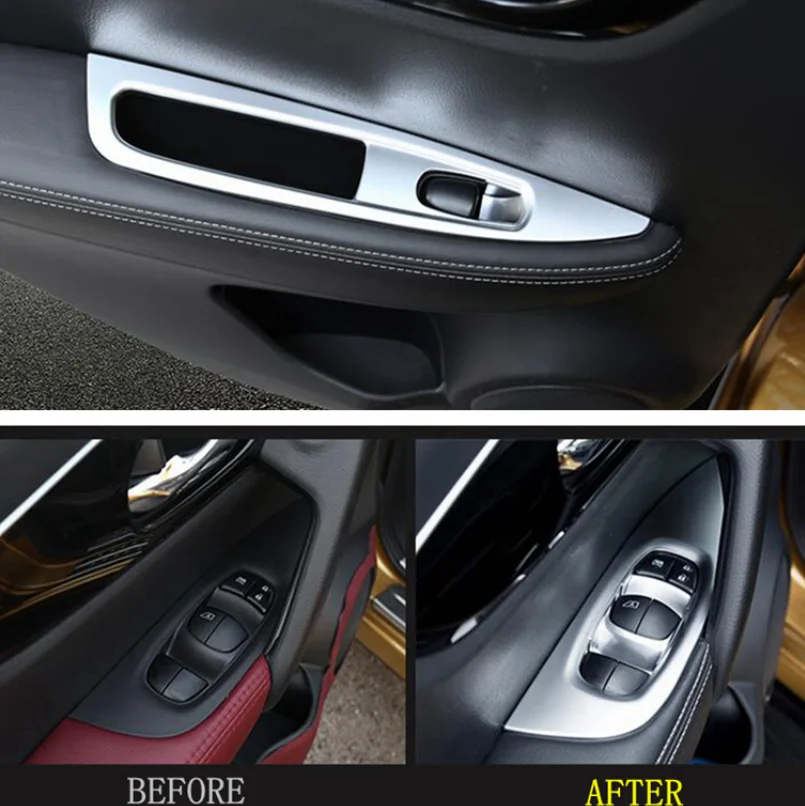 ABS Inner Door Armrest Window Lift Button Cover Trim 4pcs/set For Nissan Qashqai J11 2014 2015 2016 2017 2018 LEFT-HAND DRIVE
ABS Inner Door Armrest Window Lift Button Cover Trim 4pcs/set For Nissan Qashqai J11 2014 2015 2016 2017 2018 LEFT-HAND DRIVE