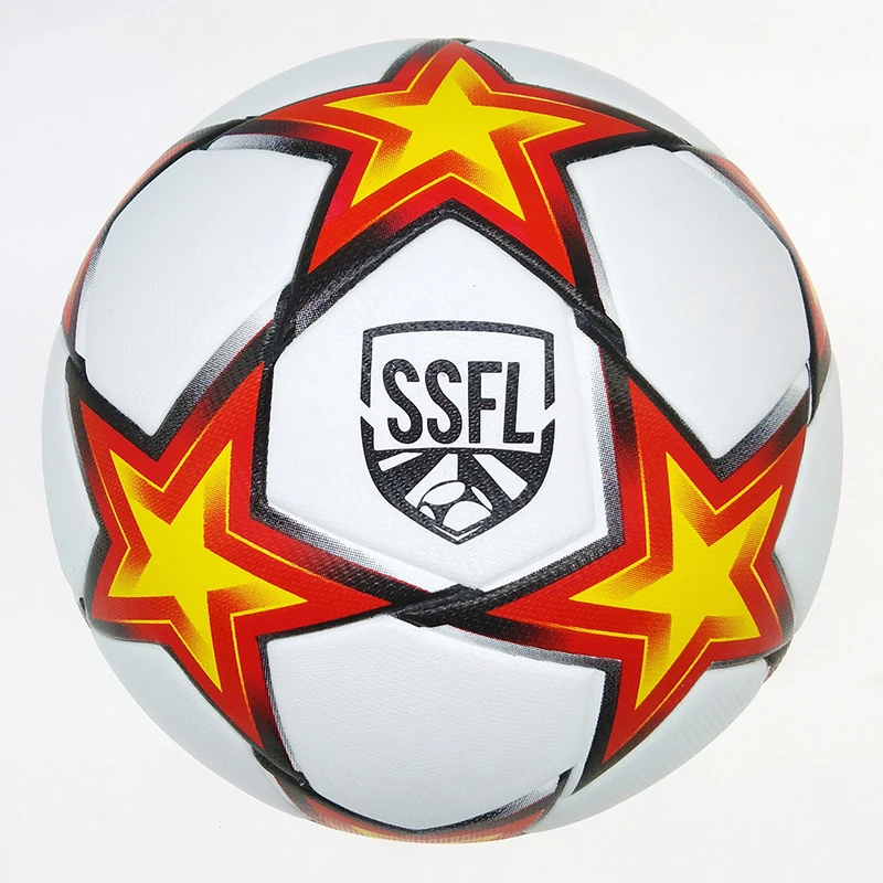 Custom LOGO Soccer Ball 2021 2022 High Quality PU Seamless Size 5 Balls Team Match Football Training Printed Name Pattern
Custom LOGO Soccer Ball 2021 2022 High Quality PU Seamless Size 5 Balls Team Match Football Training Printed Name Pattern