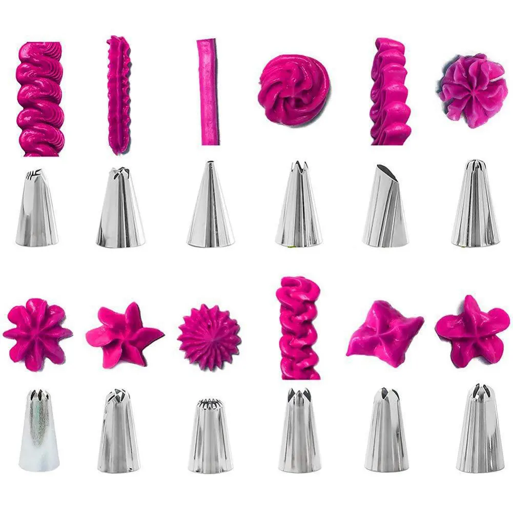 83pcs Cake Decorating SetCupcake Decorating Kit Baking Supplies, 44 Numbered Icing Tips and Frosting Tools for Cake DIY,Pink
83pcs Cake Decorating SetCupcake Decorating Kit Baking Supplies, 44 Numbered Icing Tips and Frosting Tools for Cake DIY,Pink