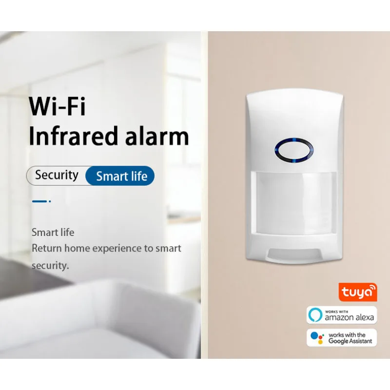 Tuya Samart WiFi Infrared Alarm Detectors Smart Home Human Infrared Sensor Security Alarm Work With Google Assistant Alexa
Tuya Samart WiFi Infrared Alarm Detectors Smart Home Human Infrared Sensor Security Alarm Work With Google Assistant Alexa