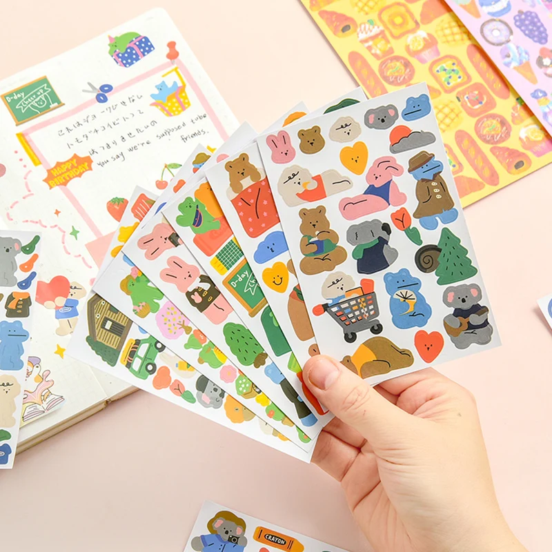 kawaii stickers Animal friend Stationery Sticker diy Scrapbooking Diary planner Cute Stick Labels Children Decorative Sticker
kawaii stickers Animal friend Stationery Sticker diy Scrapbooking Diary planner Cute Stick Labels Children Decorative Sticker