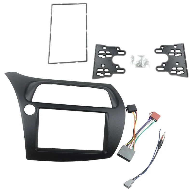 For Honda Civic Double Din Fascia Radio Dvd Stereo Cd Panel Dash Mounting Installation Trim Kit Face Frame Bezel with Wire Harne
For Honda Civic Double Din Fascia Radio Dvd Stereo Cd Panel Dash Mounting Installation Trim Kit Face Frame Bezel with Wire Harne