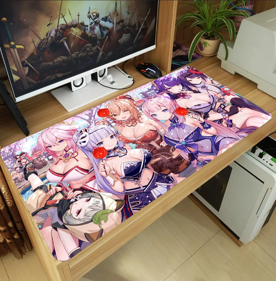 Game Genshin Impact Raiden Shogun Sayu Naganohara Yoimiya Large Mouse Pad Gaming Computer Desktop Keyboard Mat Anti-Slip Playmat
Game Genshin Impact Raiden Shogun Sayu Naganohara Yoimiya Large Mouse Pad Gaming Computer Desktop Keyboard Mat Anti-Slip Playmat