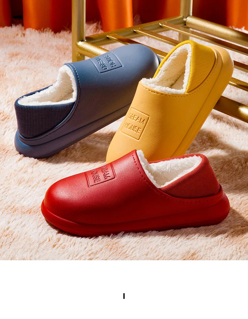Winter Slippers Women Warm Men Shoes Waterproof Couples Non-Slip Plush Cotton Indoor Out Leather Bread With Cotton Shoe
Winter Slippers Women Warm Men Shoes Waterproof Couples Non-Slip Plush Cotton Indoor Out Leather Bread With Cotton Shoe