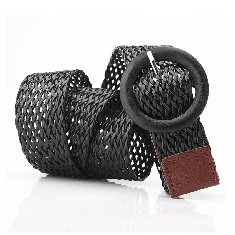 Fashion Round Wooden Smooth Buckle Hollow Breathable Woven Belt Vintage Boho Wide Belt Women Belt Braided Waist Belt Fake Straw
Fashion Round Wooden Smooth Buckle Hollow Breathable Woven Belt Vintage Boho Wide Belt Women Belt Braided Waist Belt Fake Straw