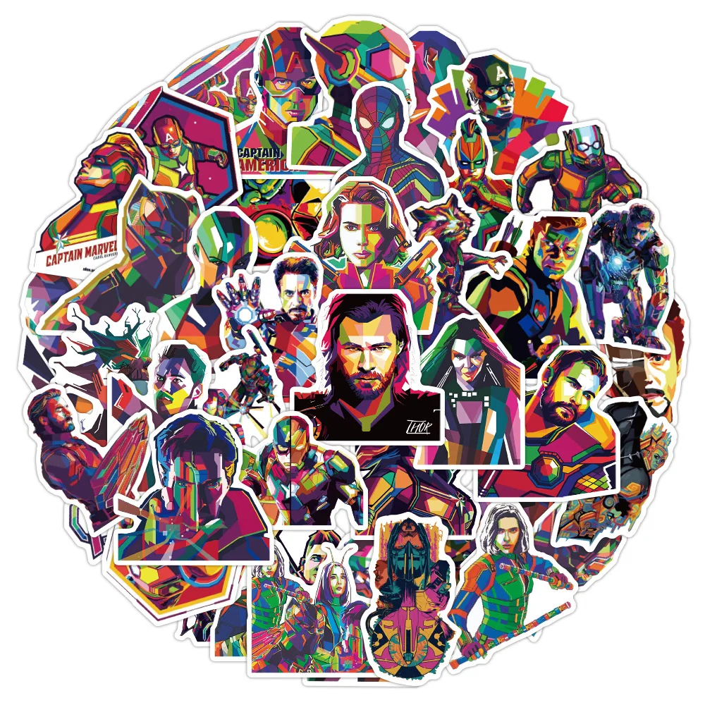 50pcs Colorful Marvel Graffiti Sticker Notebook Luggage Cup Sticker Scooter Decoration Waterproof Sticker Children Stickers
50pcs Colorful Marvel Graffiti Sticker Notebook Luggage Cup Sticker Scooter Decoration Waterproof Sticker Children Stickers