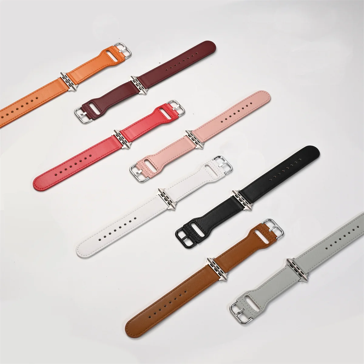 Genuine Leather Watchbands for iwatch watch band 4 5 6 44mm 42mm 38mm 40mm Series 3/2/1 White Blue Pink Black Color Strap
Genuine Leather Watchbands for iwatch watch band 4 5 6 44mm 42mm 38mm 40mm Series 3/2/1 White Blue Pink Black Color Strap