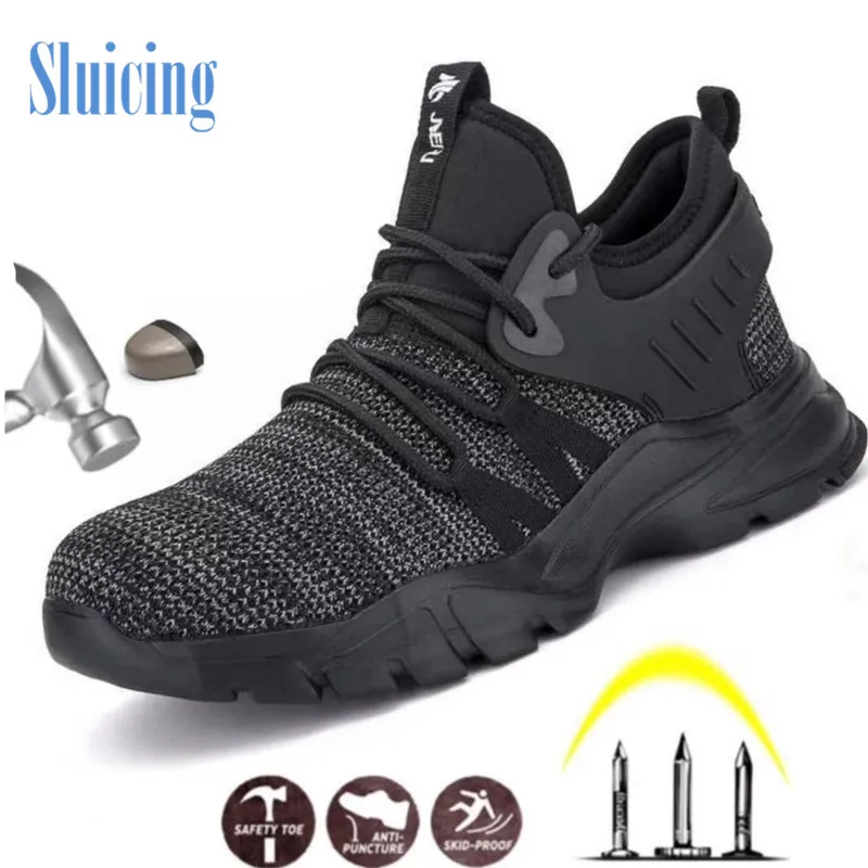 Men's safety shoes men's four seasons wearable construction work shoes steel head indestructible safety work boots sports shoes 
Men's safety shoes men's four seasons wearable construction work shoes steel head indestructible safety work boots sports shoes