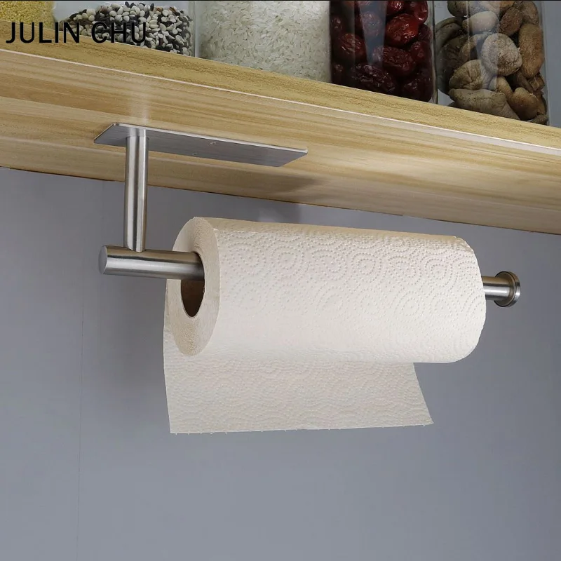 Kitchen Paper Holder 304 Stainless Steel Adhesive Bathroom Toilet Tissue Hanging Long Paper Towel Hanger Bar Roll Shelf Creative
Kitchen Paper Holder 304 Stainless Steel Adhesive Bathroom Toilet Tissue Hanging Long Paper Towel Hanger Bar Roll Shelf Creative