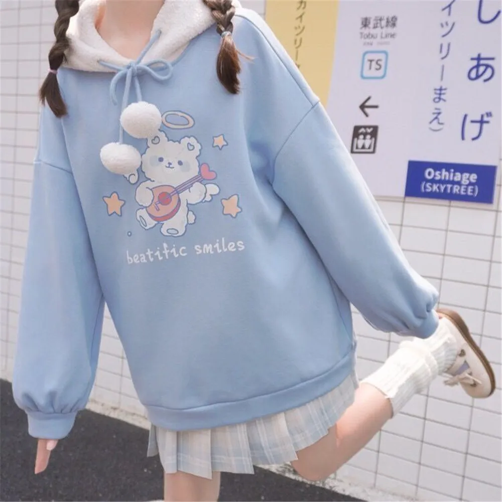 Cartoon Rabbit Hoodie Sweatshirt Girl Women Loose Punk Hip Hop Tops Cute Winter Funny Oversize Korean High Street Hoodies Coat
Cartoon Rabbit Hoodie Sweatshirt Girl Women Loose Punk Hip Hop Tops Cute Winter Funny Oversize Korean High Street Hoodies Coat