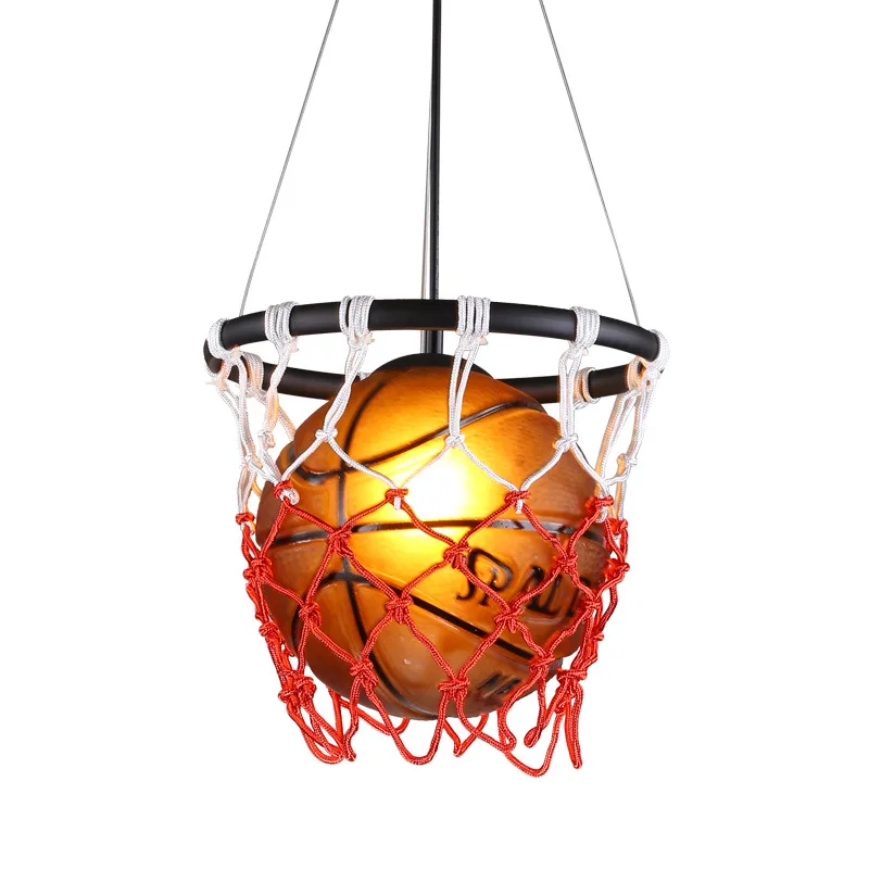 Basketball Pendant Lights Industrial Loft Hanging Lamp for Kids Room Pendant Lamp Children Holiday Gift Home Deco Light WF1110
Basketball Pendant Lights Industrial Loft Hanging Lamp for Kids Room Pendant Lamp Children Holiday Gift Home Deco Light WF1110