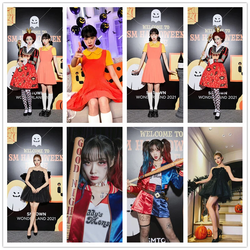 KPOP Aespa Хэллоуин серия фигурок самоклеящиеся фото плакаты Наклейка на стену украшение комнаты картина Поклонники Коллекция Z3
KPOP Aespa Хэллоуин серия фигурок самоклеящиеся фото плакаты Наклейка на стену украшение комнаты картина Поклонники Коллекция Z3