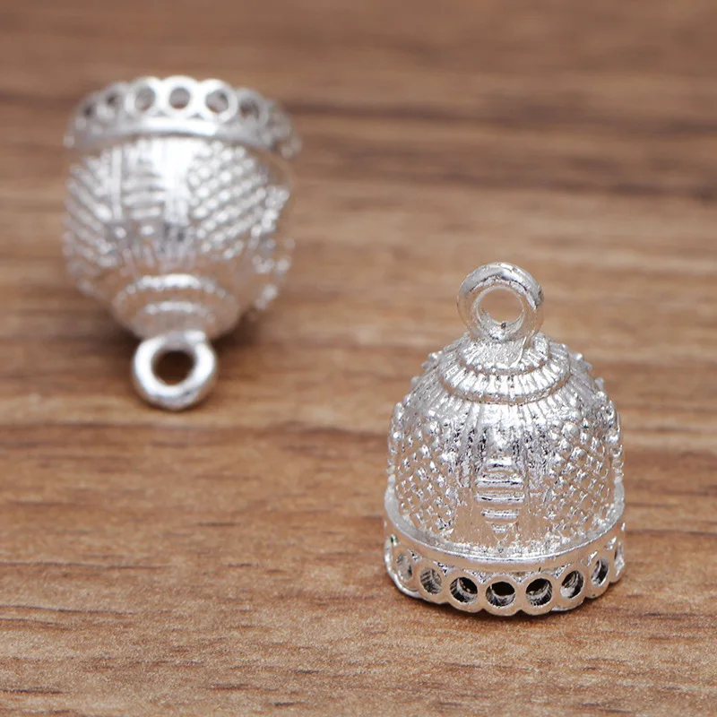 Fashion 8pcs/bag 19*14mm Zinc Alloy Bell Shape clocks Round Beads Tassels End Cap Charms Pendants for DIY Jewelry Accessories
Fashion 8pcs/bag 19*14mm Zinc Alloy Bell Shape clocks Round Beads Tassels End Cap Charms Pendants for DIY Jewelry Accessories