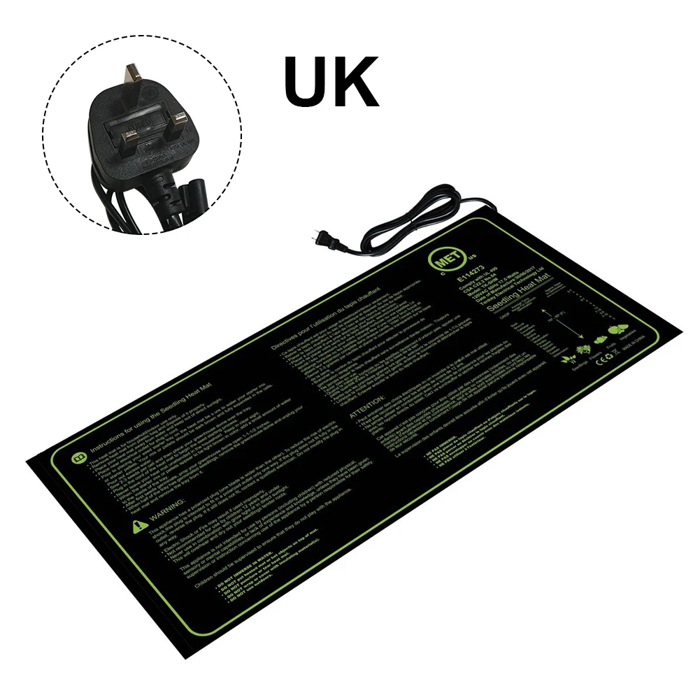 10" x 20" Seedling Heat Mat Waterproof PVC Warm Hydroponic Heating Pad for Indoor Plants Germination Greenhouses Garden Supplies
10" x 20" Seedling Heat Mat Waterproof PVC Warm Hydroponic Heating Pad for Indoor Plants Germination Greenhouses Garden Supplies