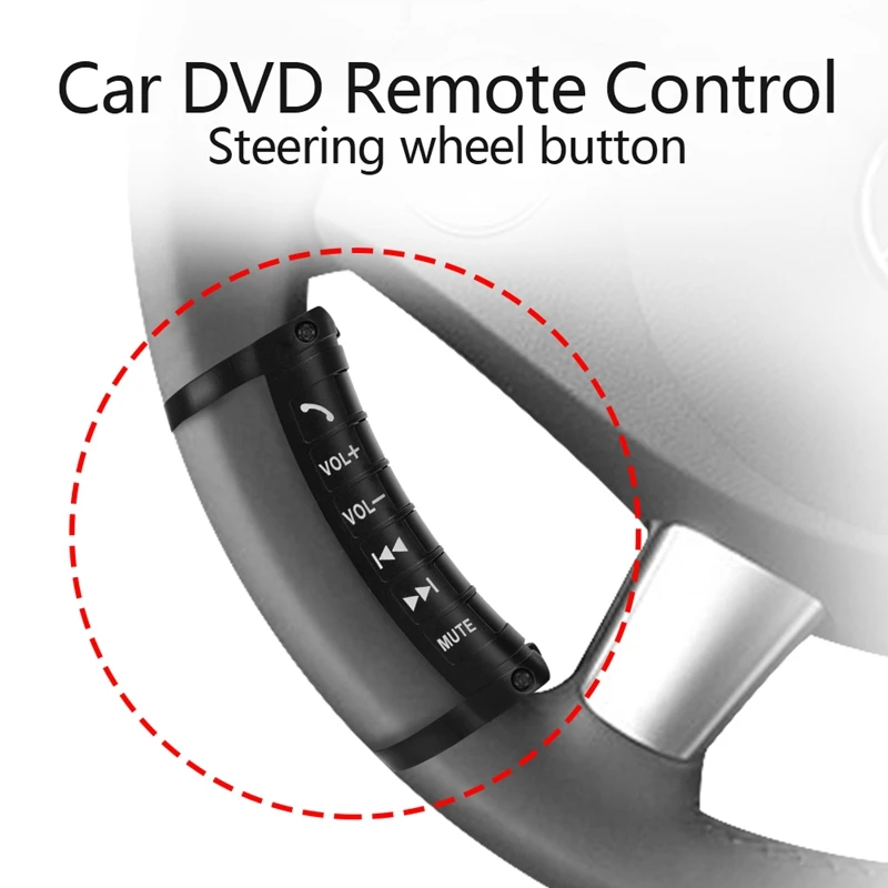 Universal Car Steering Wheel Remote Control Button Multi-Function Wireless Bluetooth Control for 2DIN DVD Player
Universal Car Steering Wheel Remote Control Button Multi-Function Wireless Bluetooth Control for 2DIN DVD Player
