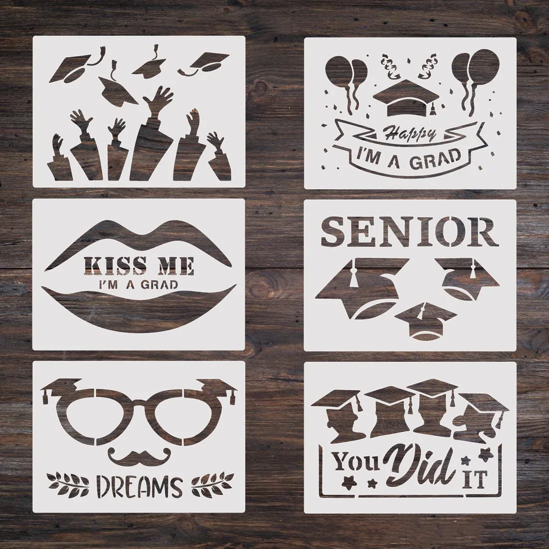 2021 Graduation Decorations Stencils Template For Painting On Wood Wall Canvas Diy Furniture Crafts Reusable Large Pattern
2021 Graduation Decorations Stencils Template For Painting On Wood Wall Canvas Diy Furniture Crafts Reusable Large Pattern