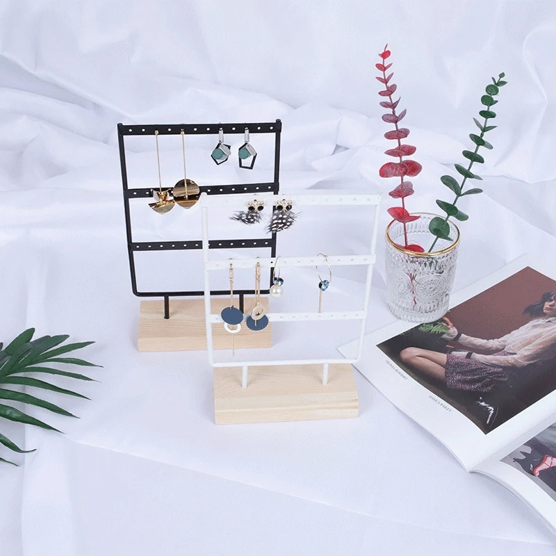 3 Tier 36 Holes Wooden Earrings Jewelry Organizer Display Holder Stand Metal Jewelry Holder Earrings Necklace Rack Display
3 Tier 36 Holes Wooden Earrings Jewelry Organizer Display Holder Stand Metal Jewelry Holder Earrings Necklace Rack Display