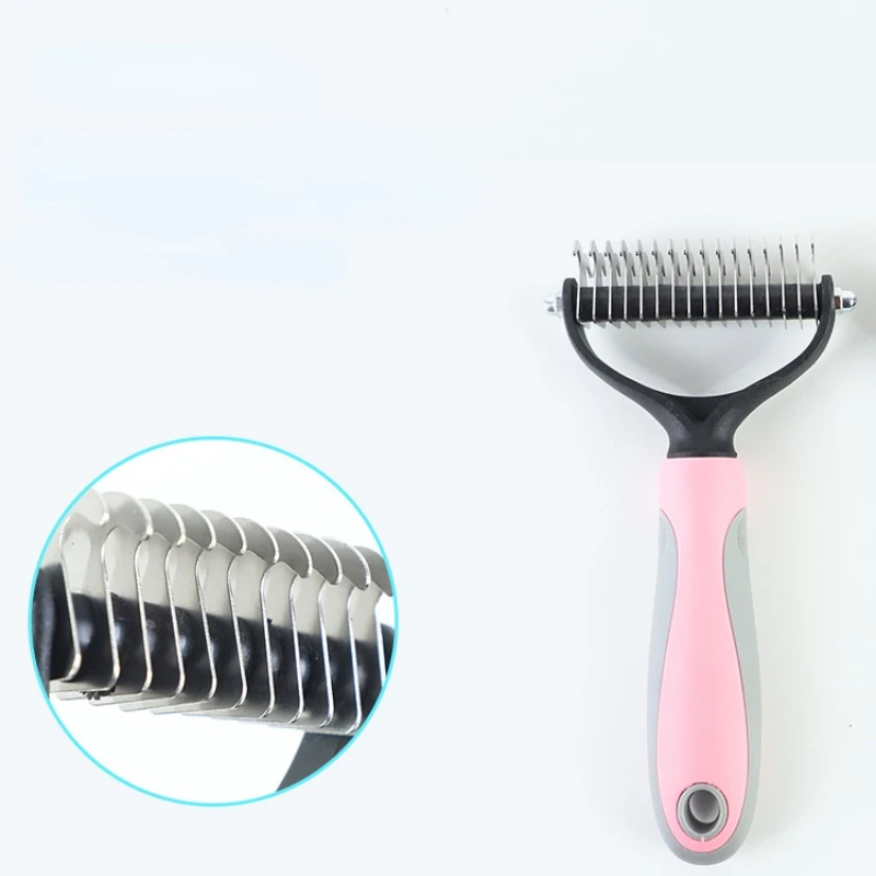 Hair Removal Comb for Dogs Cat Detangler Fur Trimming Dematting Deshedding Brush Grooming Tool For matted Long Hair Curly Pet
Hair Removal Comb for Dogs Cat Detangler Fur Trimming Dematting Deshedding Brush Grooming Tool For matted Long Hair Curly Pet