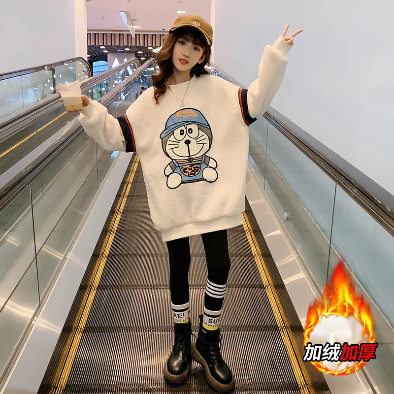 Толстая кашемировая куртка Аниме Doraemon, плюшевая толстовка с капюшоном, свитшот, топы на Хэллоуин, трикотажный пуловер, Осень-зима
Толстая кашемировая куртка Аниме Doraemon, плюшевая толстовка с капюшоном, свитшот, топы на Хэллоуин, трикотажный пуловер, Осень-зима