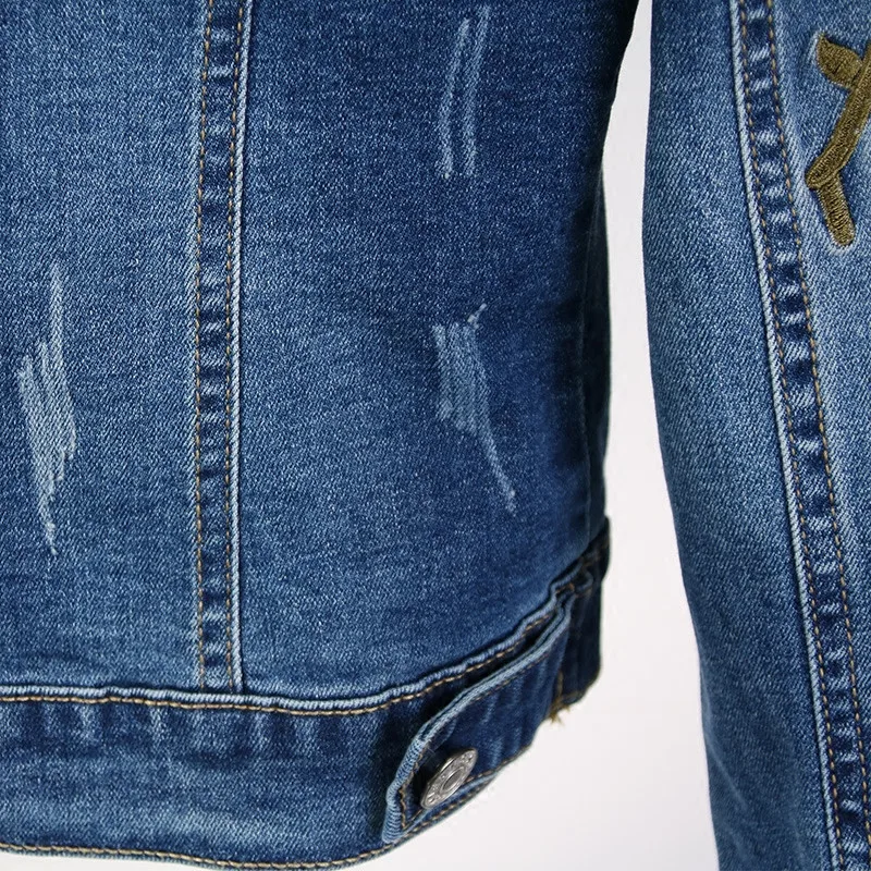 2020 Spring Autumn Denim Jacket Women Plus Size Long Sleeve Jeans Jackets Embroidery Flower Ladies Coat Vintage Casual Outerwear
2020 Spring Autumn Denim Jacket Women Plus Size Long Sleeve Jeans Jackets Embroidery Flower Ladies Coat Vintage Casual Outerwear