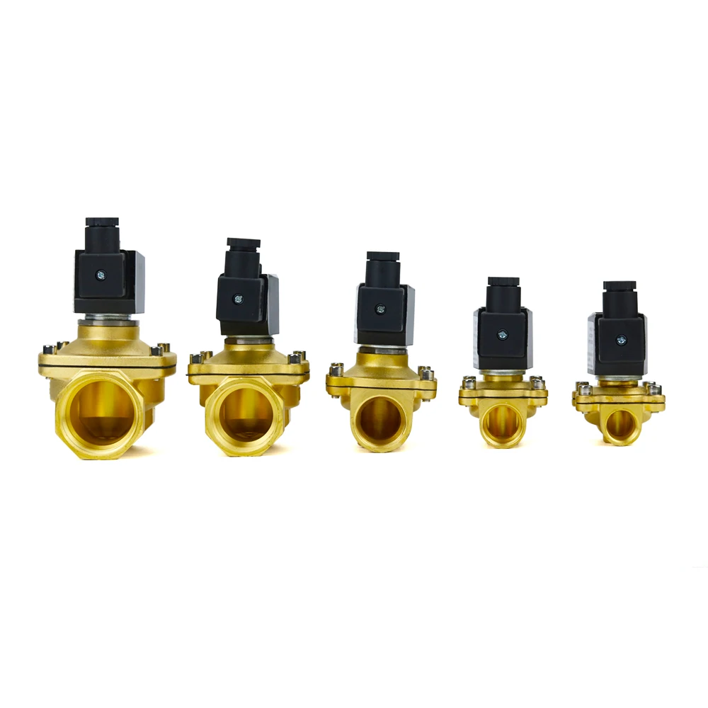 DN15/20/25/32/40 Electric Solenoid Valve 1/2" 3/4" 1" 1-1/2" Normally Closed Pneumatic for Water Oil Air Gas 12V 24V 220V 110V |