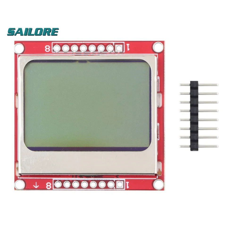Умная электроника, ЖК-модуль, монитор с белой подсветкой, адаптер PCB 84*48 84x84 Nokia 5110, экран для Arduino
Умная электроника, ЖК-модуль, монитор с белой подсветкой, адаптер PCB 84*48 84x84 Nokia 5110, экран для Arduino