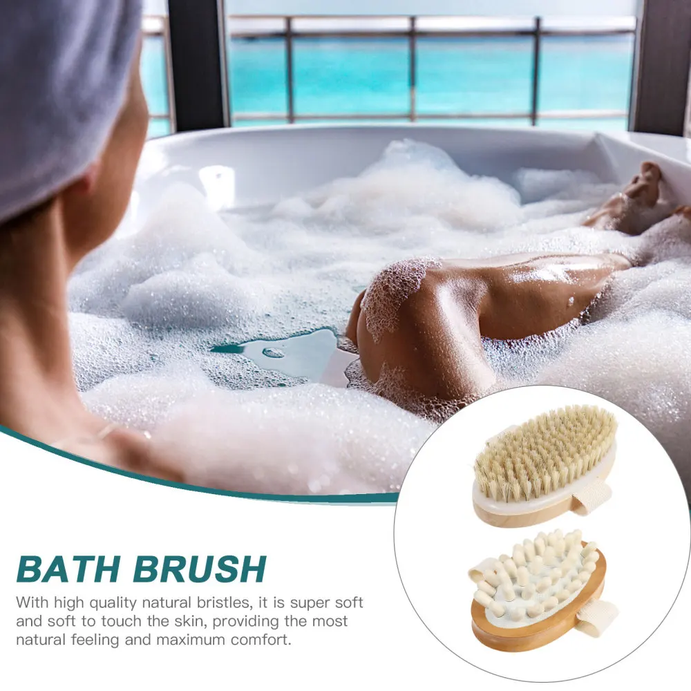 2pcs Body Scrub Brush Dry Body Brush Exfoliator for Shower Skincare Scrubber
2pcs Body Scrub Brush Dry Body Brush Exfoliator for Shower Skincare Scrubber