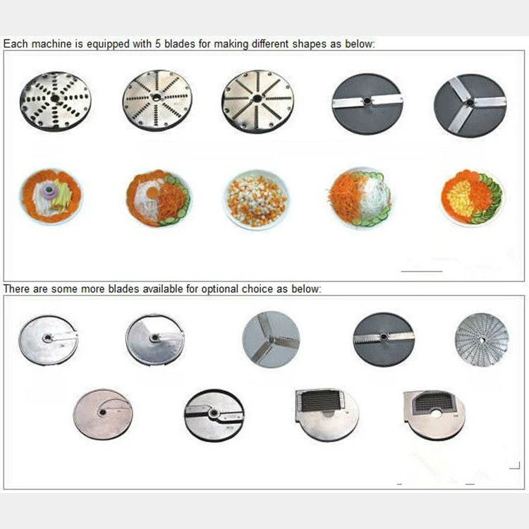 Electric Commercial 5-blades Multi-functional Fruit and Vegetable Cutter Slicer Machine 
Electric Commercial 5-blades Multi-functional Fruit and Vegetable Cutter Slicer Machine
