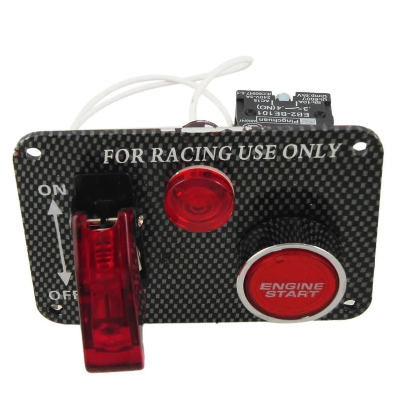 Углеродная волокна гоночного автомобиля 12V переключатель зажигания Панель двигатели для автомобиля кнопка запуска
Углеродная волокна гоночного автомобиля 12V переключатель зажигания Панель двигатели для автомобиля кнопка запуска