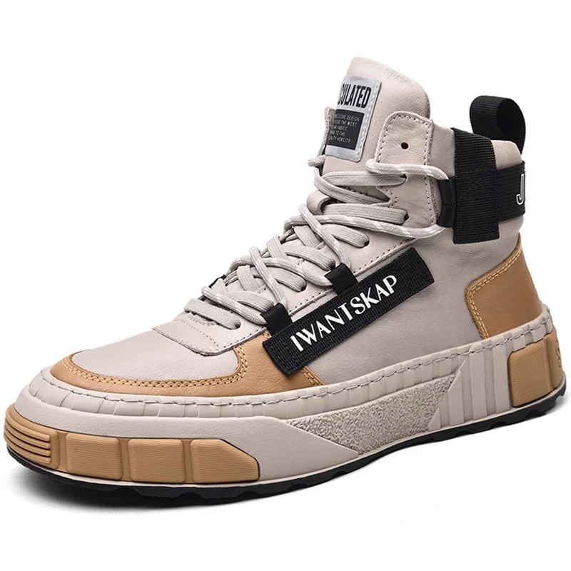High Quality Men-Shoes High Top Mens Winter Sneakers Outdoor Casual Man Shoe Heren Schoenen Men Luxury Shoes 
High Quality Men-Shoes High Top Mens Winter Sneakers Outdoor Casual Man Shoe Heren Schoenen Men Luxury Shoes
