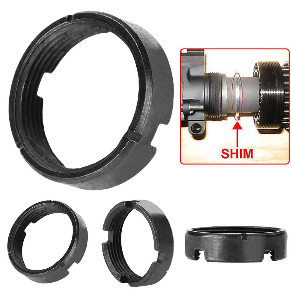 Tactical Rifle Castle Lock Nut M4/AR15 Receiver Extension Locking Castle nut Fit .223 5.56 Collapsible Butt Stocks Tube
Tactical Rifle Castle Lock Nut M4/AR15 Receiver Extension Locking Castle nut Fit .223 5.56 Collapsible Butt Stocks Tube