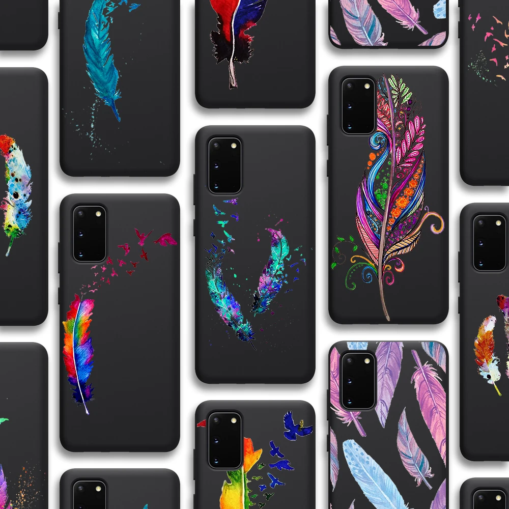 Feathers Case for Samsung Galaxy S21 A51 S20 A50 A71 A70 A12 A21S S10 S9 S8 A20 A30 S10e Note 20 10 Plus Ultra Lite Black TPU
Feathers Case for Samsung Galaxy S21 A51 S20 A50 A71 A70 A12 A21S S10 S9 S8 A20 A30 S10e Note 20 10 Plus Ultra Lite Black TPU