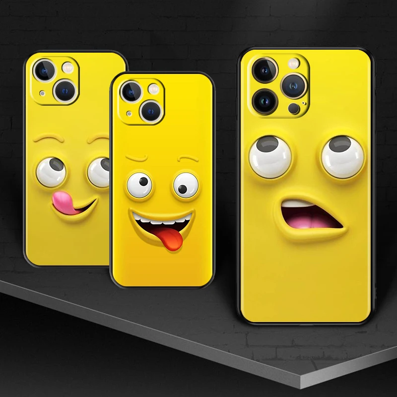 Funny Face Cute for Apple iPhone 13 12 11 Pro Max mini XS XR X 7 8 6S 5S SE 2020 Soft Black Phone Case Cover
Funny Face Cute for Apple iPhone 13 12 11 Pro Max mini XS XR X 7 8 6S 5S SE 2020 Soft Black Phone Case Cover