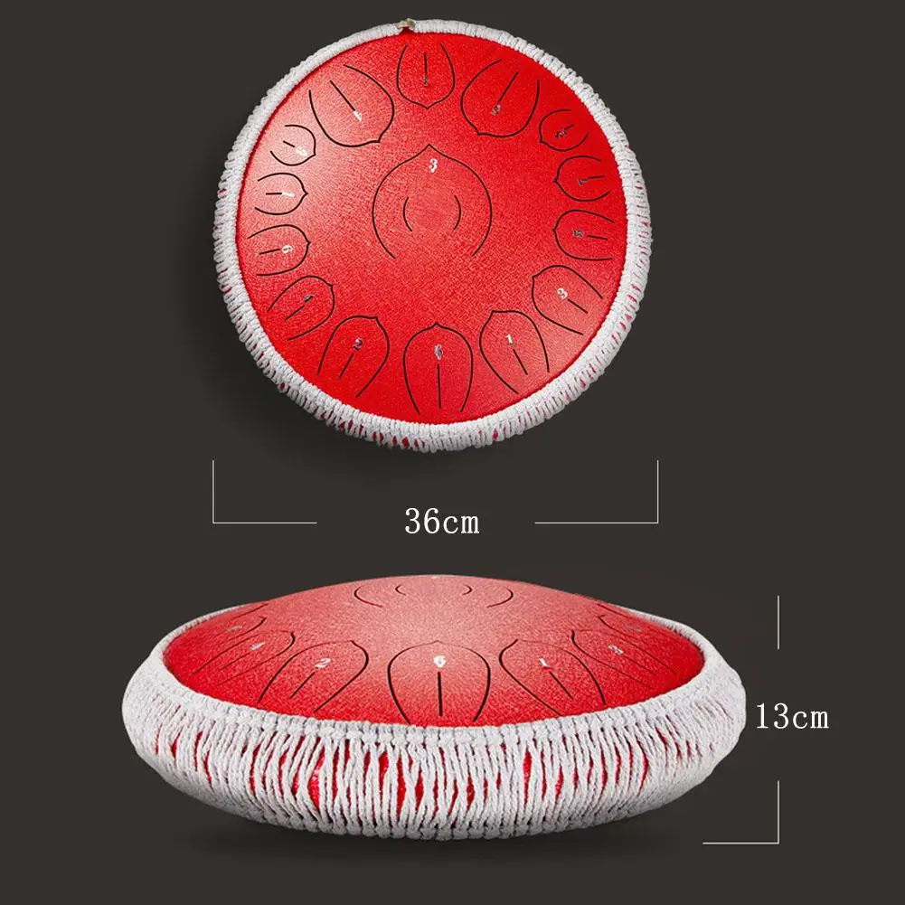 14-inch 15-tone Steel Tongue Drum B-grade Carbon Steel Color Hollow Drum With Drumsticks Percussion Instrument For Adult Child
14-inch 15-tone Steel Tongue Drum B-grade Carbon Steel Color Hollow Drum With Drumsticks Percussion Instrument For Adult Child