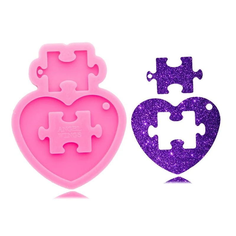 Super Glossy Love Heart Keychain Crystal Epoxy Resin Mold Pendant Silicone Mould DIY Crafts Jewelry Necklace Making Tool T84A
Super Glossy Love Heart Keychain Crystal Epoxy Resin Mold Pendant Silicone Mould DIY Crafts Jewelry Necklace Making Tool T84A