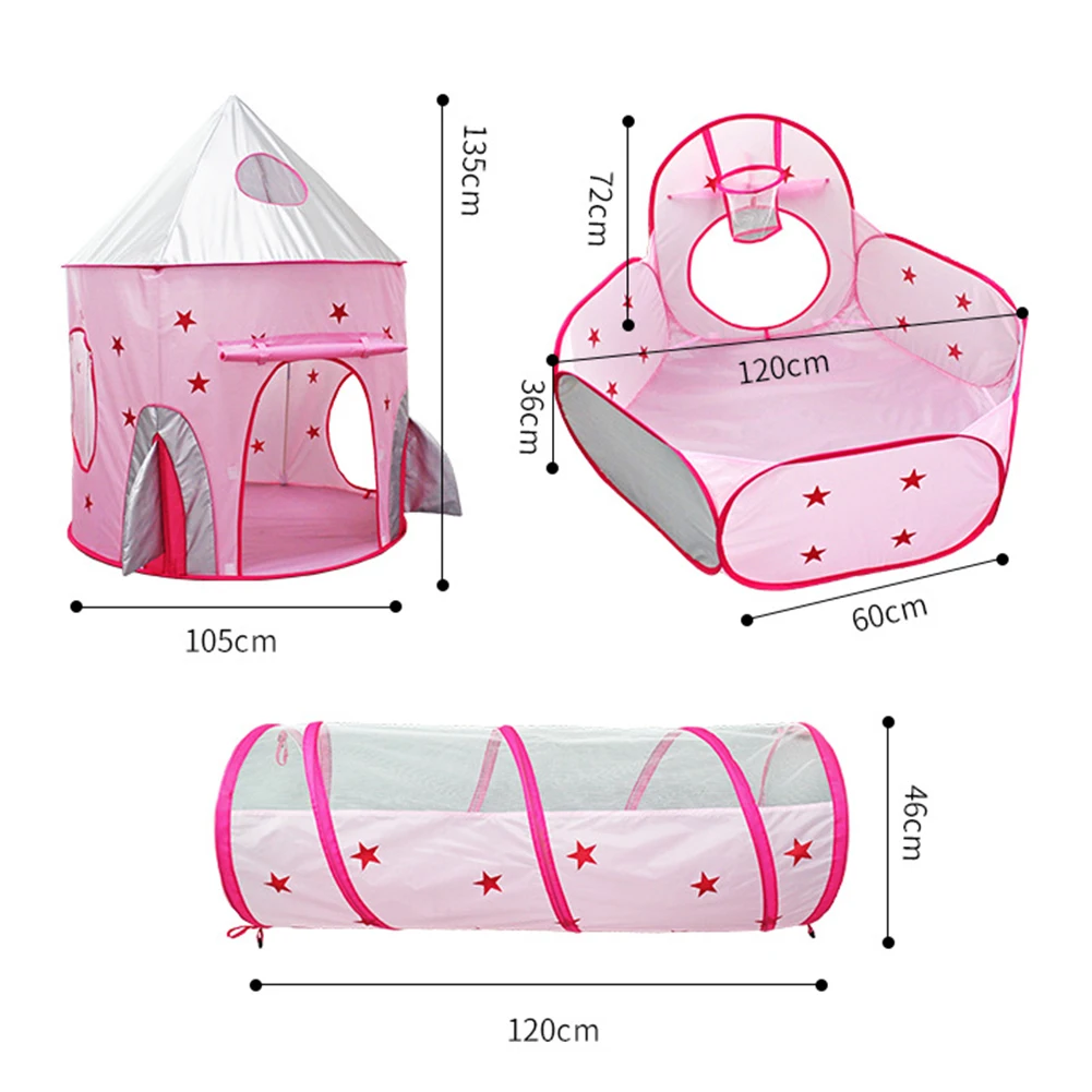 Children's Tent Girl Model Space Capsule Ocean Ball Pool Baby Crawling Toy Tent Play House Educational Pretend Toy Birthday Gift
Children's Tent Girl Model Space Capsule Ocean Ball Pool Baby Crawling Toy Tent Play House Educational Pretend Toy Birthday Gift