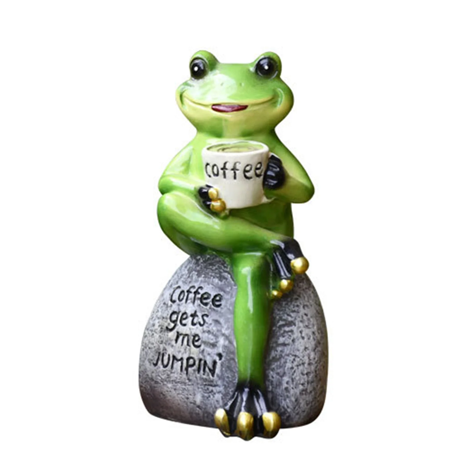 Gifts Sculpture Park Green Frog Sitting Statue Home Modern Lawn Patio Crafts Yard Resin Garden Decor Office Indoor Outdoor
Gifts Sculpture Park Green Frog Sitting Statue Home Modern Lawn Patio Crafts Yard Resin Garden Decor Office Indoor Outdoor
