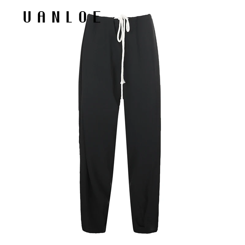 Streetwear Joggers Women Harem Pants Loose Fashion High Waist Drawstring Sweatpant Female Casual Hip Hop Sporty Trousers
Streetwear Joggers Women Harem Pants Loose Fashion High Waist Drawstring Sweatpant Female Casual Hip Hop Sporty Trousers