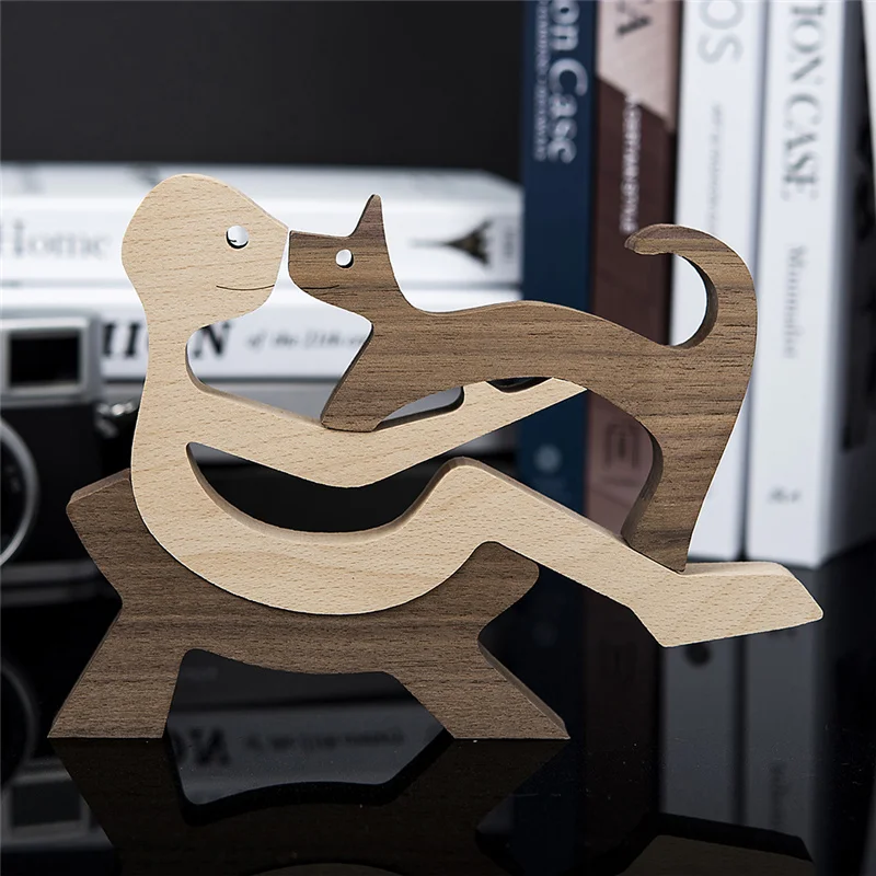 BOBO BIRD Pet Cat Ornament Family Wooden Sculptures Craft 3-piece Set Desktop Decoration Wood Figurine Family Wood Decoration
BOBO BIRD Pet Cat Ornament Family Wooden Sculptures Craft 3-piece Set Desktop Decoration Wood Figurine Family Wood Decoration