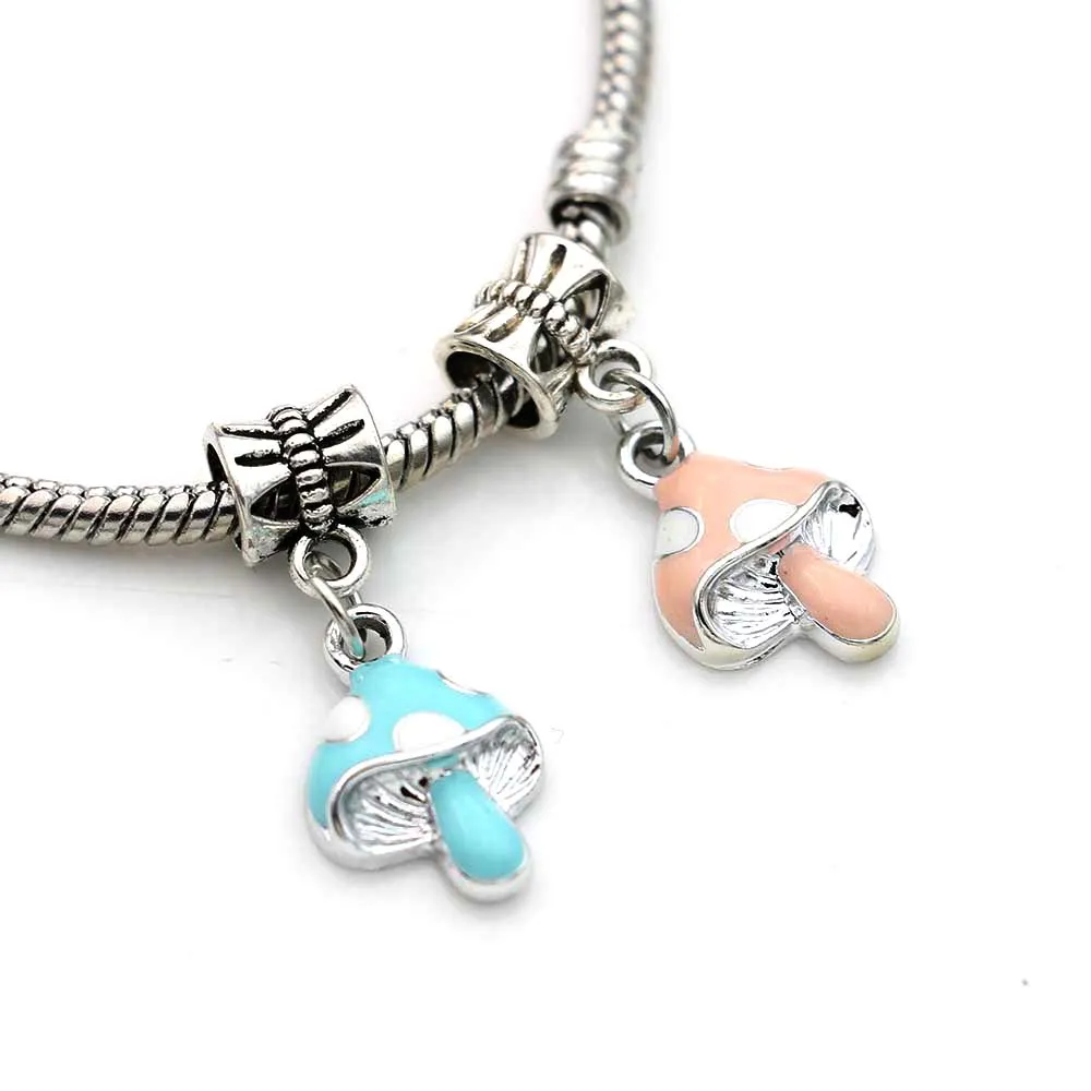 5Pcs Silver Plated Mushroom Charm Beads fit Pandora European Bracelets Jewelry Making Findings Accessories DIY
5Pcs Silver Plated Mushroom Charm Beads fit Pandora European Bracelets Jewelry Making Findings Accessories DIY