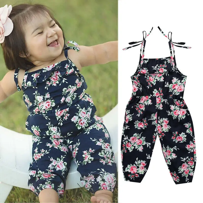 Kid Baby Girl Ruffle Sleeveless Flower Jumpsuit Romper Long Pants Outfit Girl Clothes
Kid Baby Girl Ruffle Sleeveless Flower Jumpsuit Romper Long Pants Outfit Girl Clothes