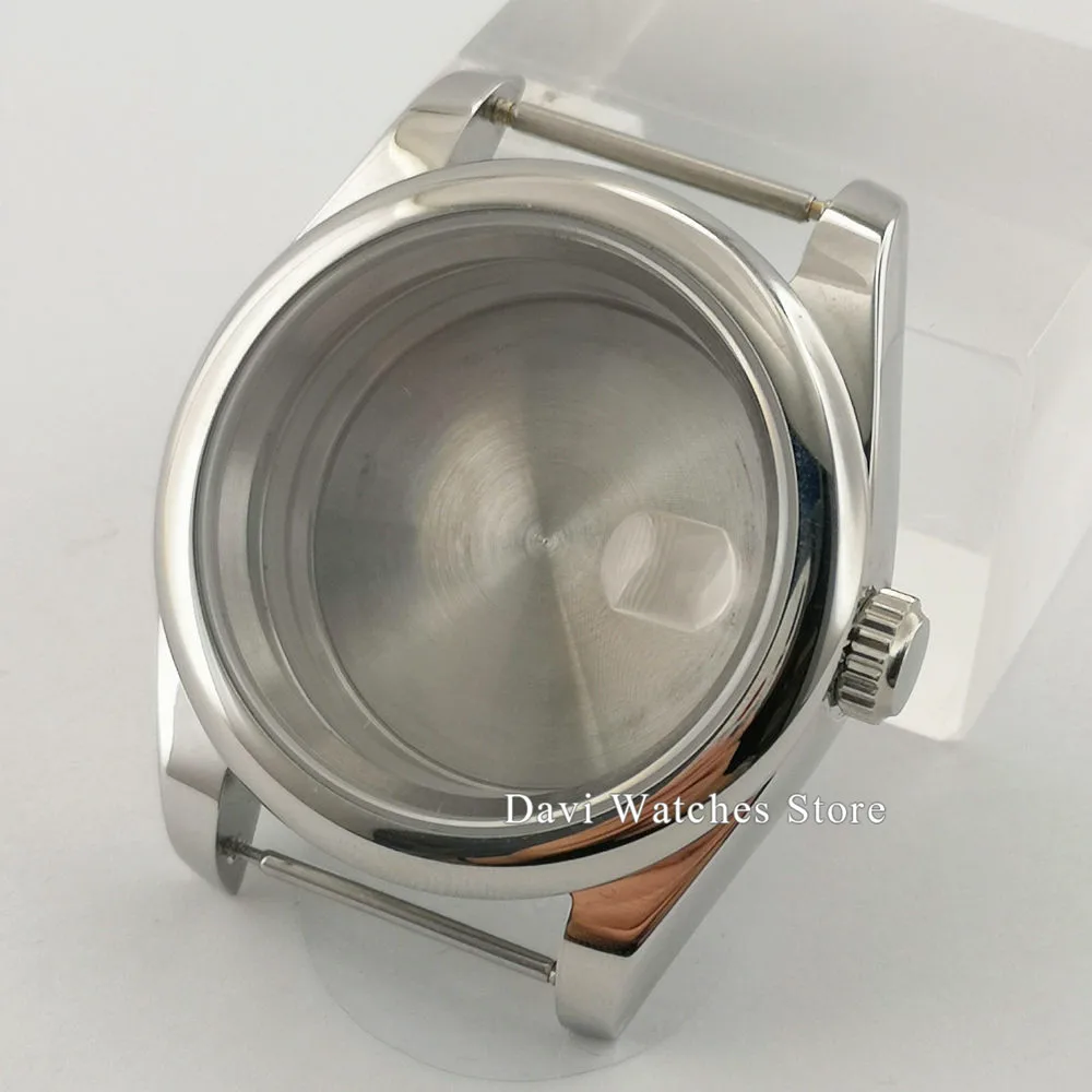39mm Sterile Sapphire Glass Watch Case Silver Shell Fit NH35 NH36 ETA 2836 MIYOTA 8205 821A DG2813/3804 Automatic Movement
39mm Sterile Sapphire Glass Watch Case Silver Shell Fit NH35 NH36 ETA 2836 MIYOTA 8205 821A DG2813/3804 Automatic Movement