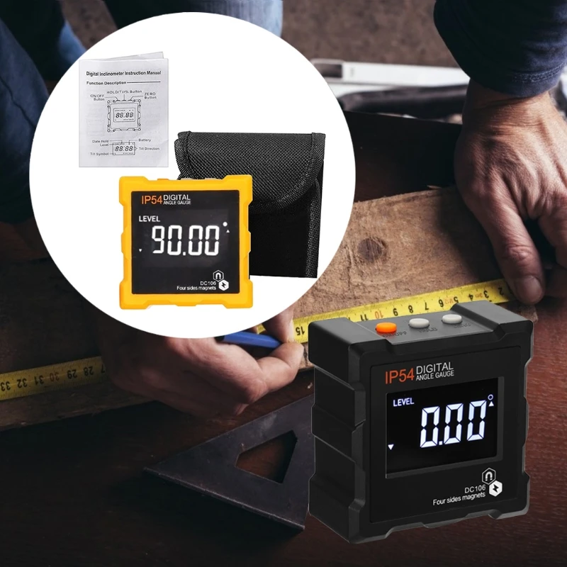 Digital Level Box Protractor Angle Finder Level Gauge Bevel Gauge Inclinometer with Magnetic Based Backlight Waterproof
Digital Level Box Protractor Angle Finder Level Gauge Bevel Gauge Inclinometer with Magnetic Based Backlight Waterproof