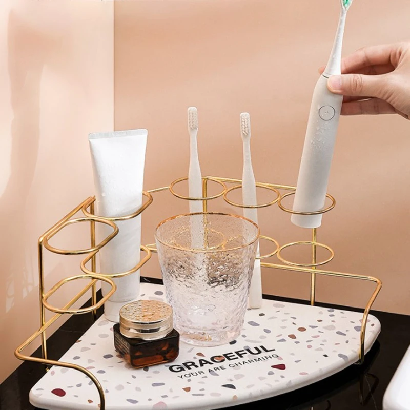 Punch-Free Corner Shelf Wash Rack Kitchen Tripod Toothbrush Storage Rack Diatom Mud Trays Bathroom Organizer
Punch-Free Corner Shelf Wash Rack Kitchen Tripod Toothbrush Storage Rack Diatom Mud Trays Bathroom Organizer