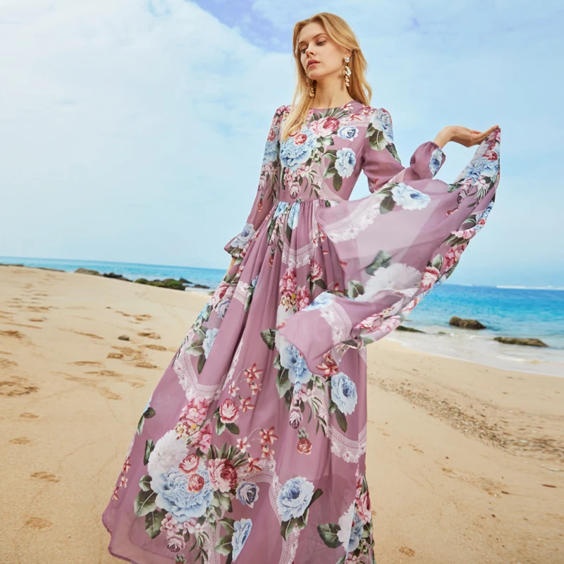 Long Dress Bohemian High Quality Designer Spring New Women'S Square Scarf Print Retro Elegant Long Sleeve Party Fashion Dresses
Long Dress Bohemian High Quality Designer Spring New Women'S Square Scarf Print Retro Elegant Long Sleeve Party Fashion Dresses