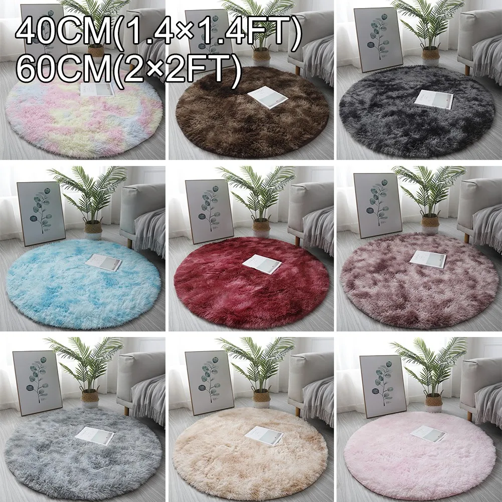 Circle Round Shaggy Rug Living Room Bedroom Carpet Floor Fluffy Mat Anti-Skid Carpets Rugs Long Plush Popular Round Floor Mats
Circle Round Shaggy Rug Living Room Bedroom Carpet Floor Fluffy Mat Anti-Skid Carpets Rugs Long Plush Popular Round Floor Mats