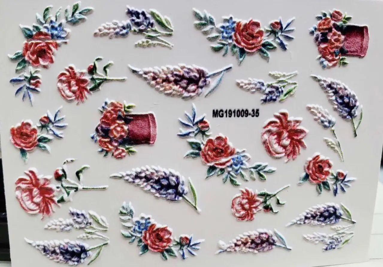 1pcs3D Acrylic Carved Nail Stickers Color Mixed Shape Flower Water Stickers Experience Nail Smooth Decals
1pcs3D Acrylic Carved Nail Stickers Color Mixed Shape Flower Water Stickers Experience Nail Smooth Decals