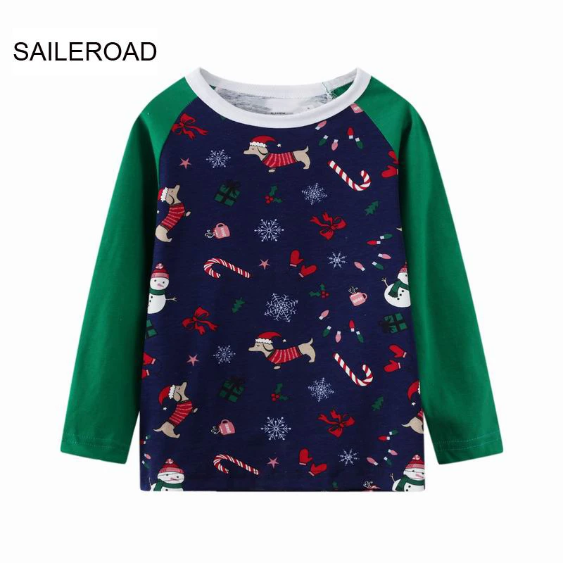 SAILEROAD Christmas Clothes Boys Children Long Sleeve Tops T Shirts Autumn Toddler Girl Clothes 2-7 Years 
SAILEROAD Christmas Clothes Boys Children Long Sleeve Tops T Shirts Autumn Toddler Girl Clothes 2-7 Years