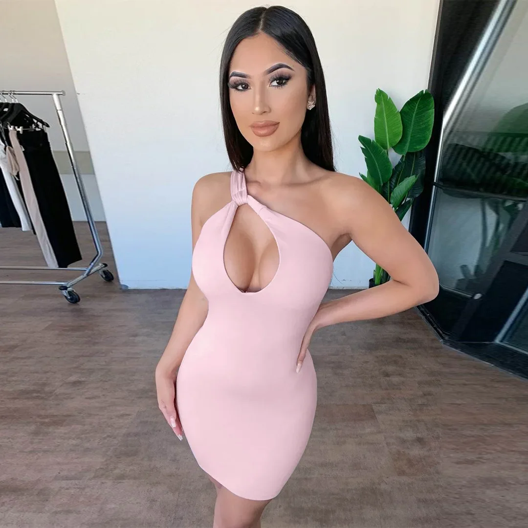 Sexy Cut-Out Club Party Mini Dress Bodycon Sleeveless Backless Straps One Shoulder Short Dresses Birthday Clothes
Sexy Cut-Out Club Party Mini Dress Bodycon Sleeveless Backless Straps One Shoulder Short Dresses Birthday Clothes